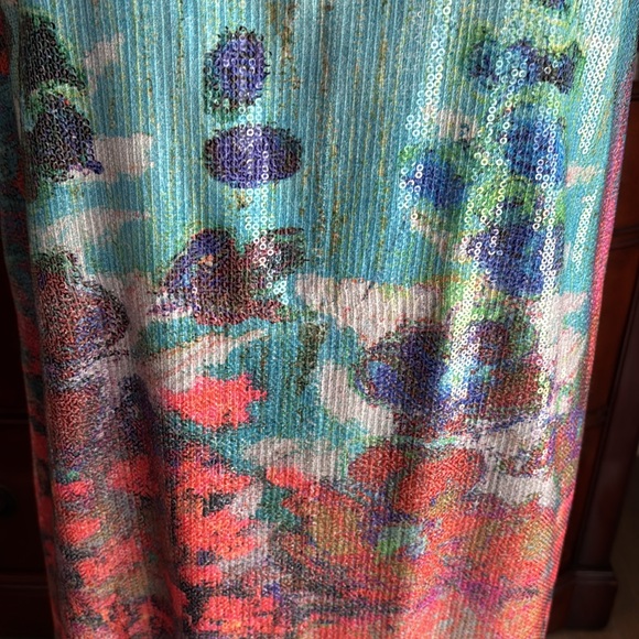 CLOVER CANYON Sequin Shift Dress Size Medium - Picture 3 of 8